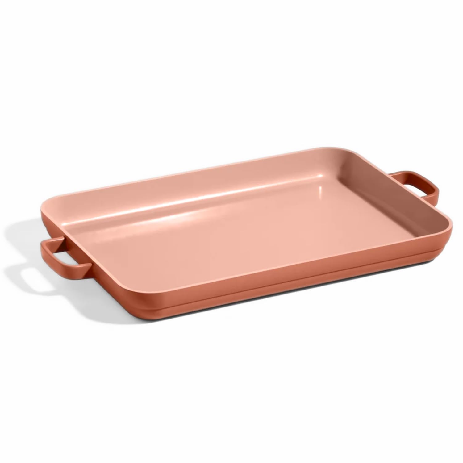 Our Place Griddle Pan face avant montrant la surface antiadhésive et gain de place