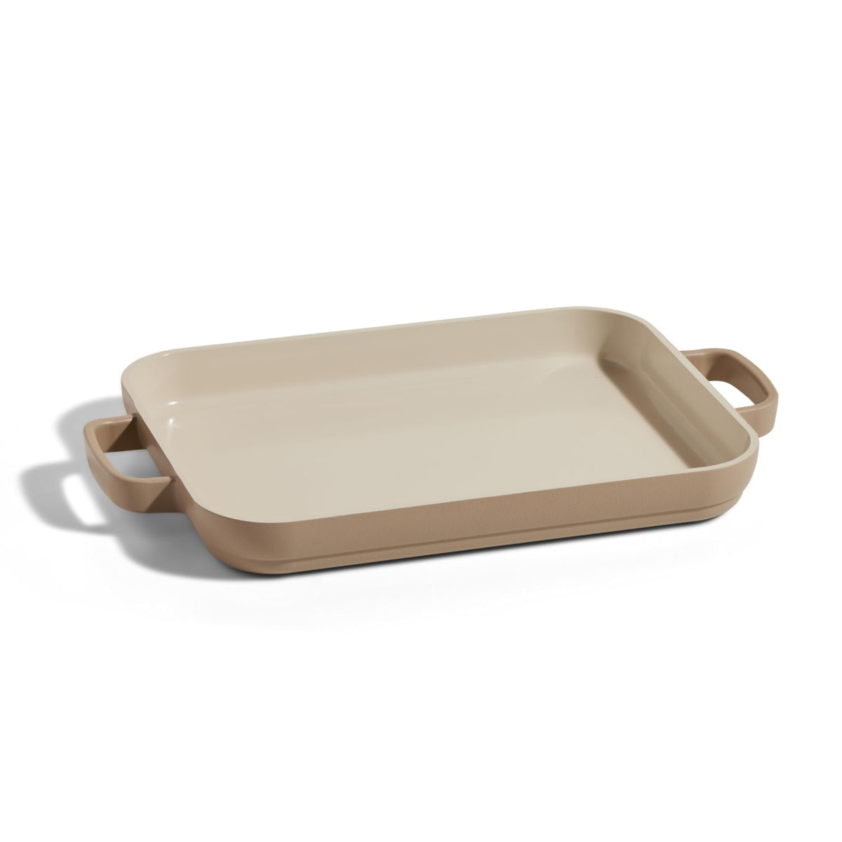 Our Place vue frontale de la mini griddle, gain de place et polyvalence