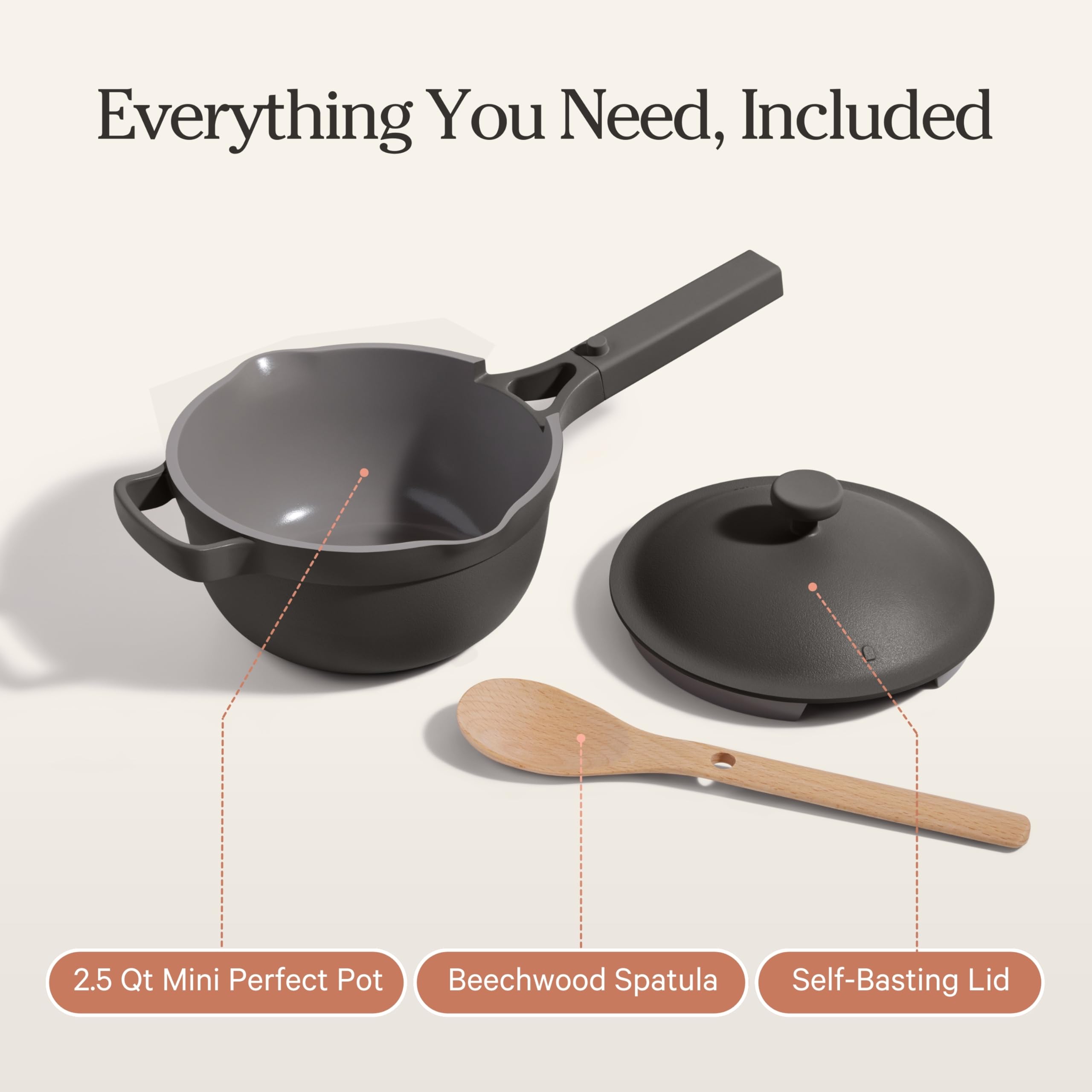 Our Place mini perfect pot sur plan de travail en scène lifestyle pour repas quotidiens