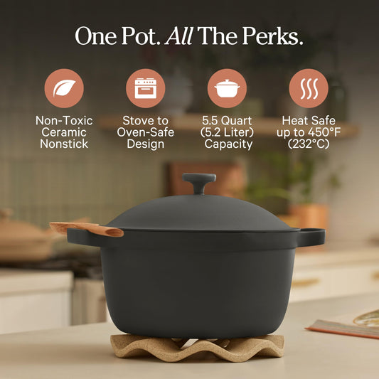 Our Place Perfect Pot couvercle domé avec passoire intégrée pour égoutter