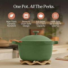 Our Place Perfect Pot couvercle avec passoire intégrée pour égoutter facilement