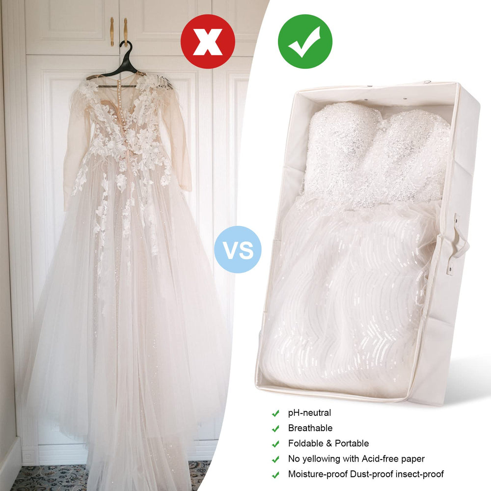 Ourea boîte ouverte avec robe à l'intérieur préservée