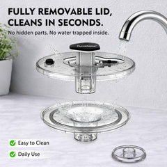 Ourokhome en usage pressant la pompe pour essorage rapide