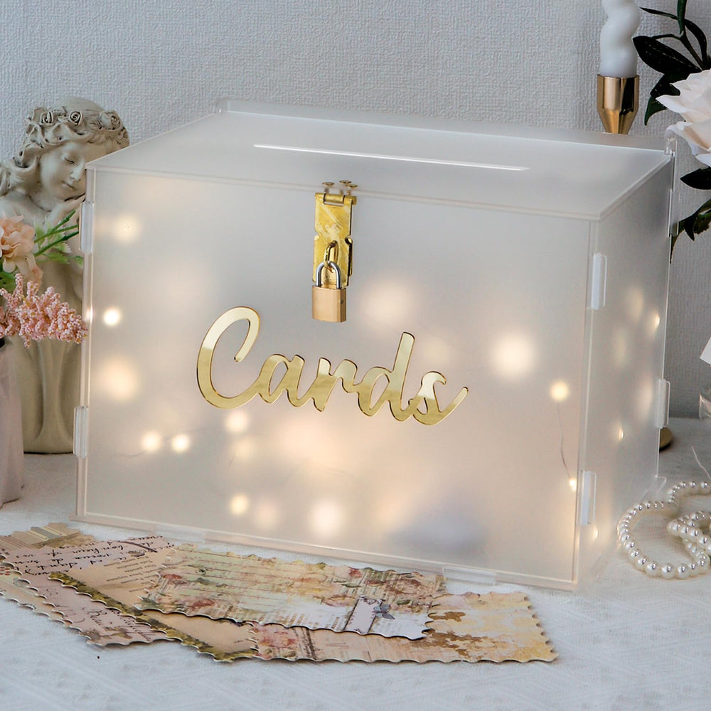 OurWarm boîte à cartes vue avant, design élégant et fonctionnel