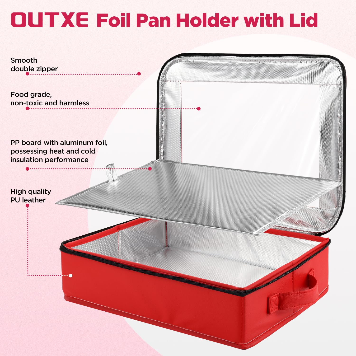 OUTXE intérieur avec plaque polypropylène pour maintien et isolation du plat