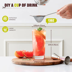 OUWO verre highball contenant cocktail effervescent pour présentation