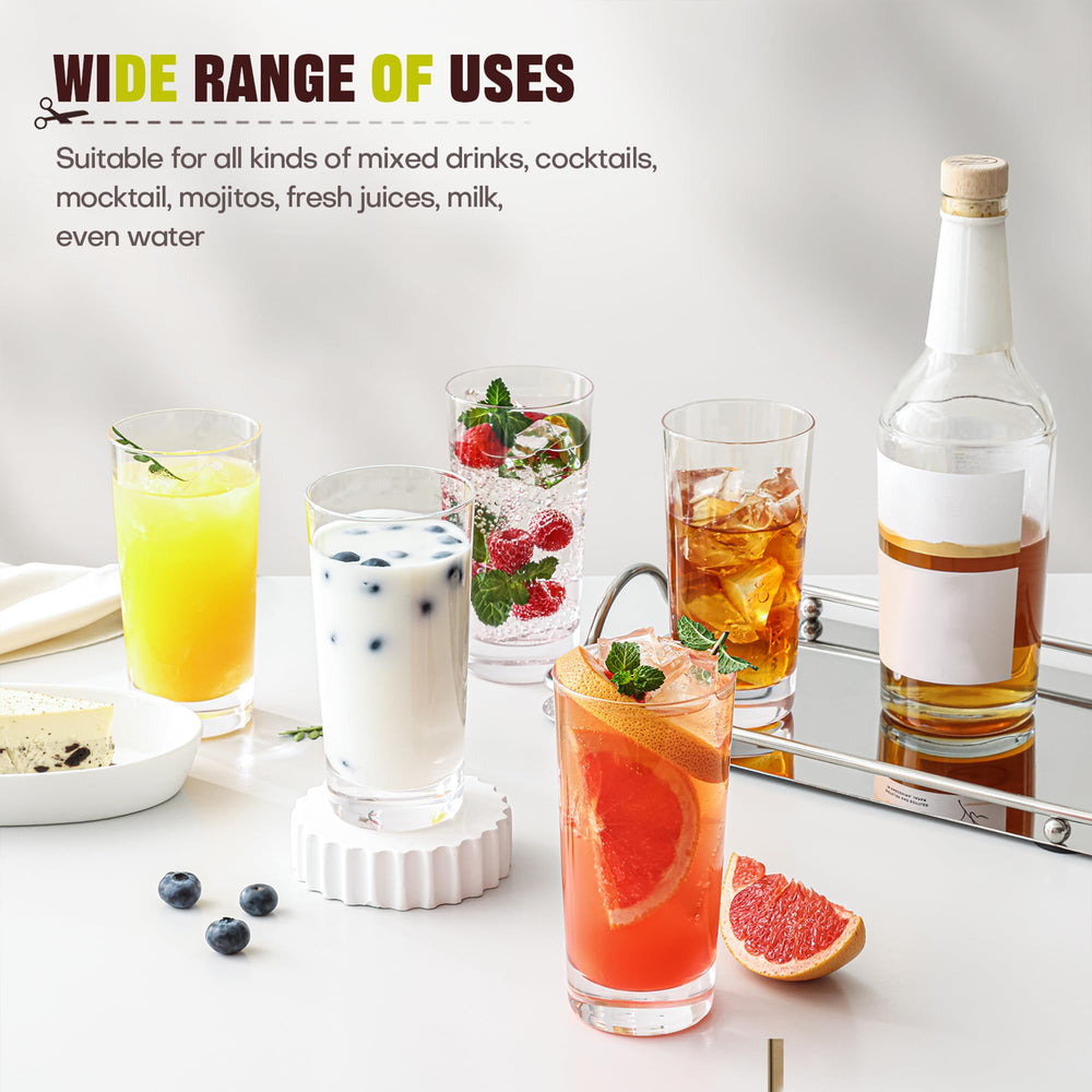 OUWO verres disposés sur table montrant style pour réceptions