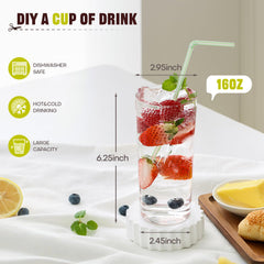 OUWO détail du profil montrant la hauteur 16oz pour mélanges confortables