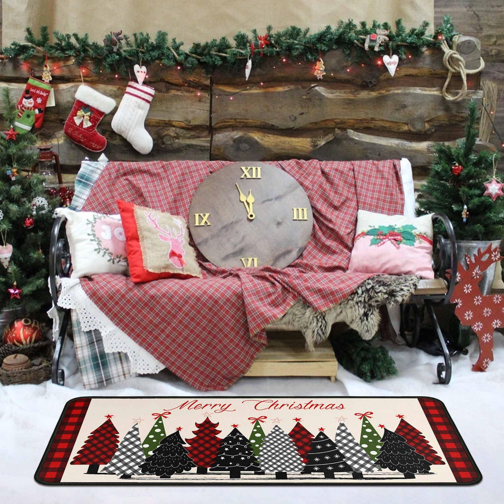 OUXIOAZ tapis dans ambiance de Noël ajoute esprit festif