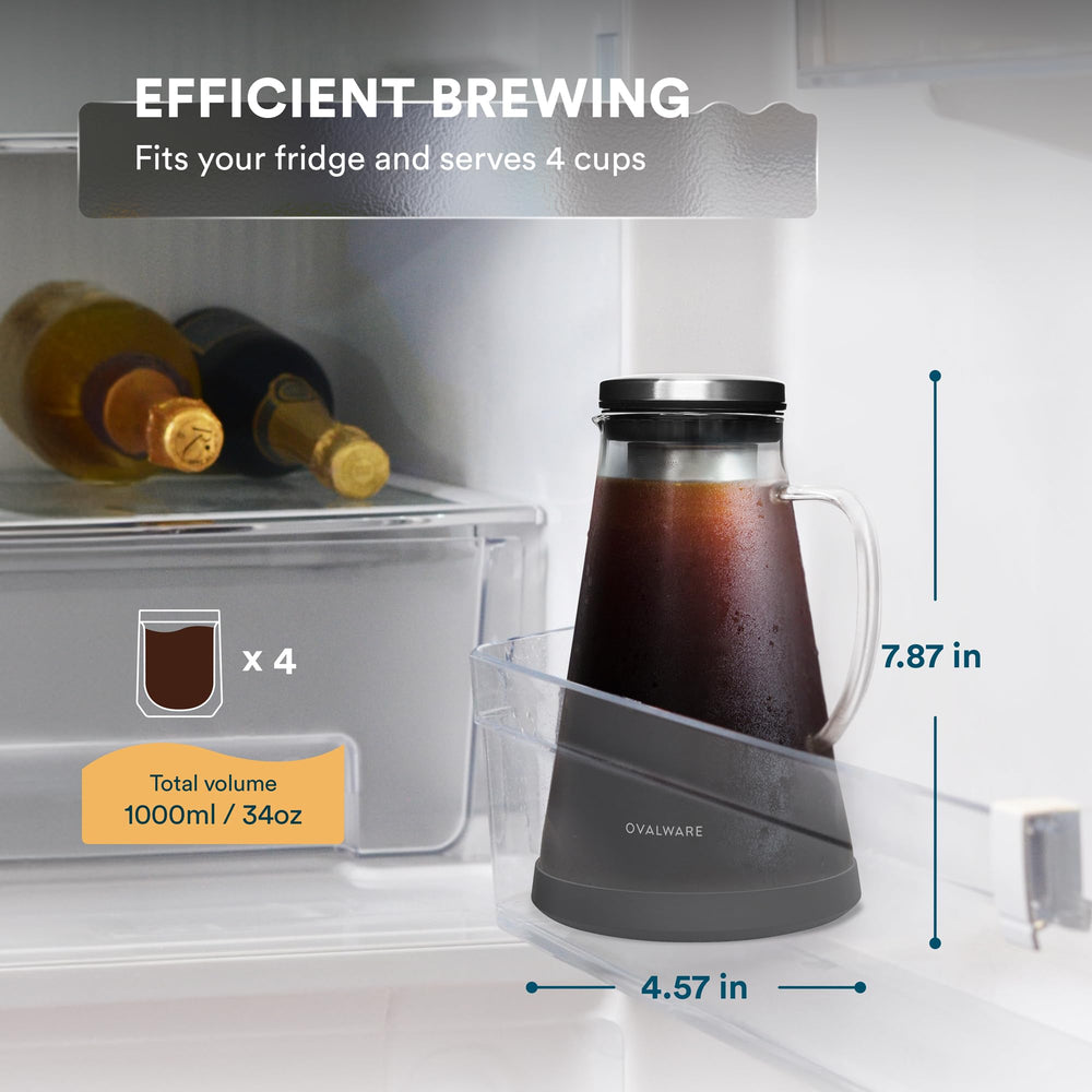 ovalware filtre gros plan en acier 18/8 pour infusion sans sédiment