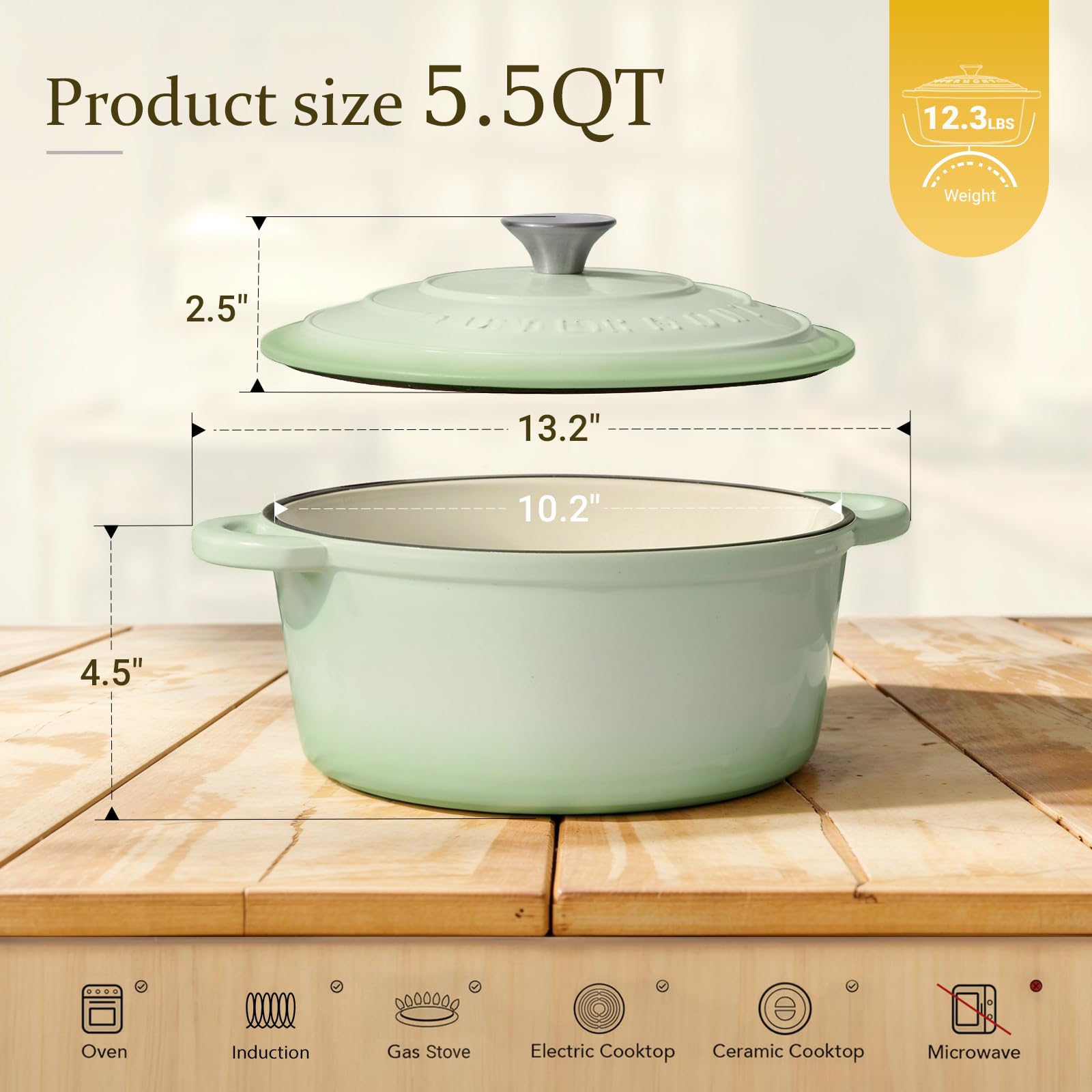 Overmont cocotte en usage avec ragoût, cuisson homogène et juteuse