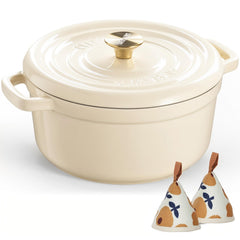 Overmont cocotte face 5QT montrant design durable et capacité