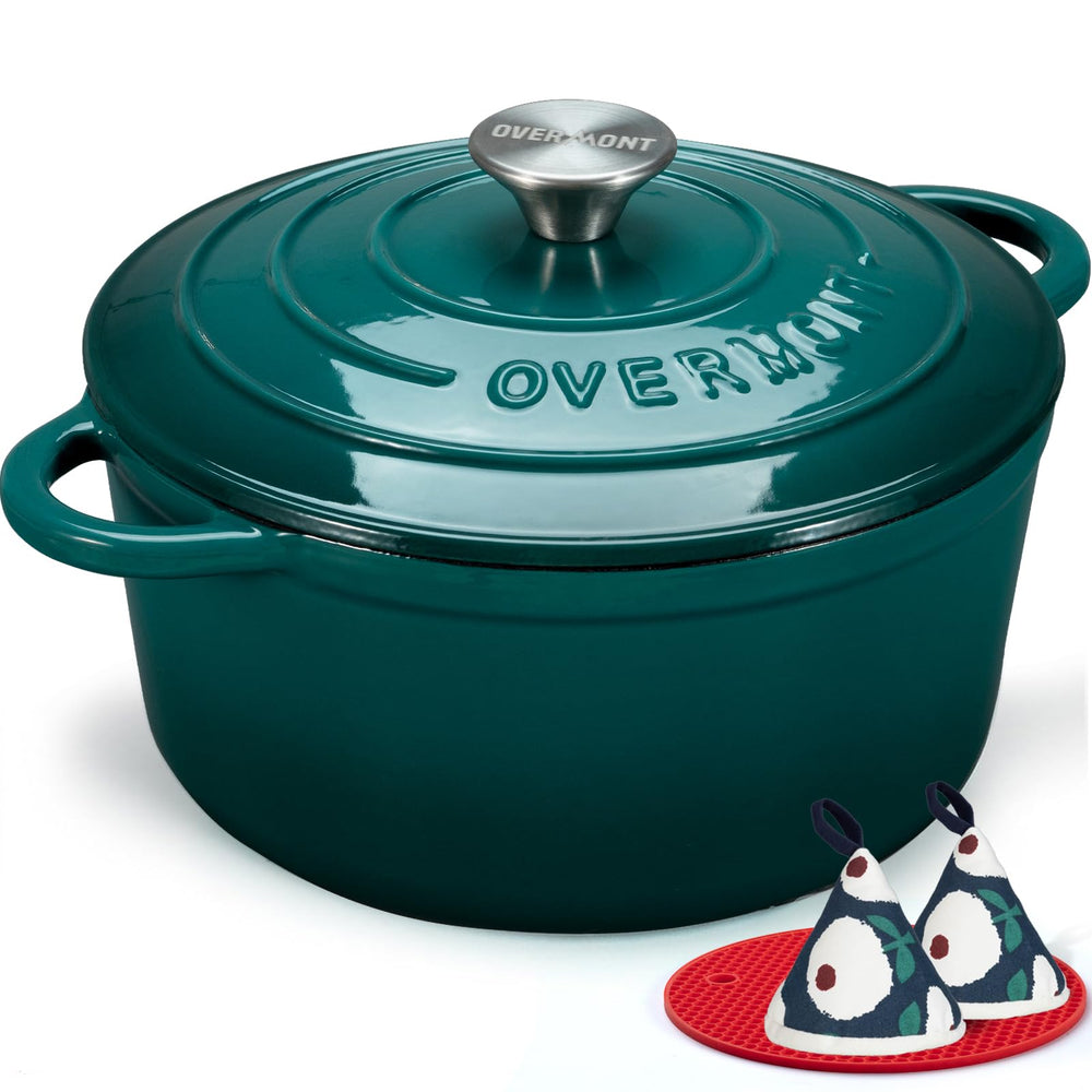 Overmont cocotte face avant couleur émaillée élégante et cuisson homogène