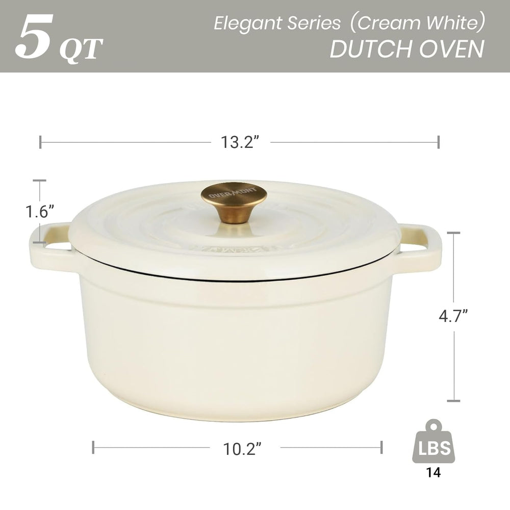 Overmont comparaison taille 5QT pour visualiser capacité et échelle