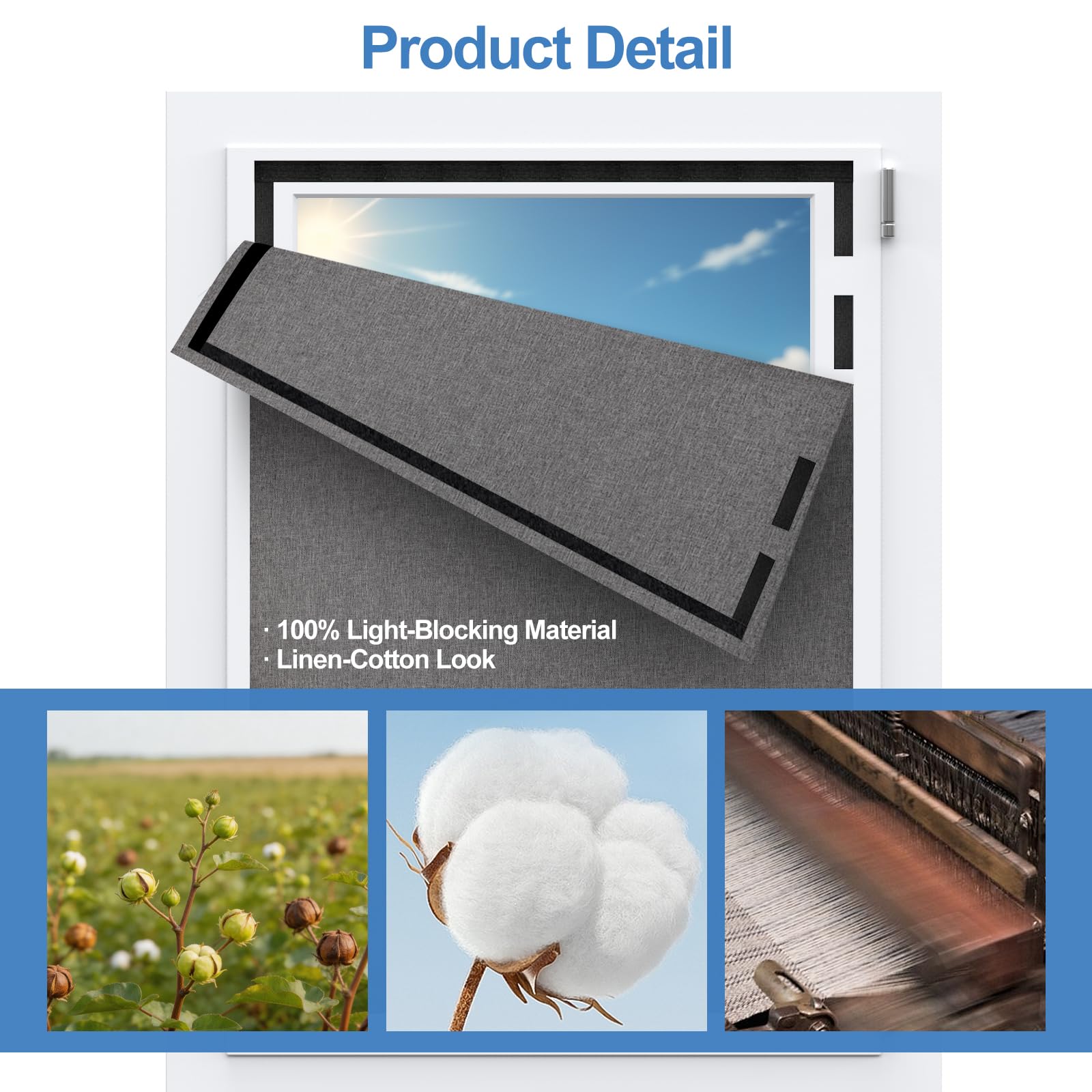 Ovneele texture coton-lin en gros plan, douceur et aspect anti-plis visibles