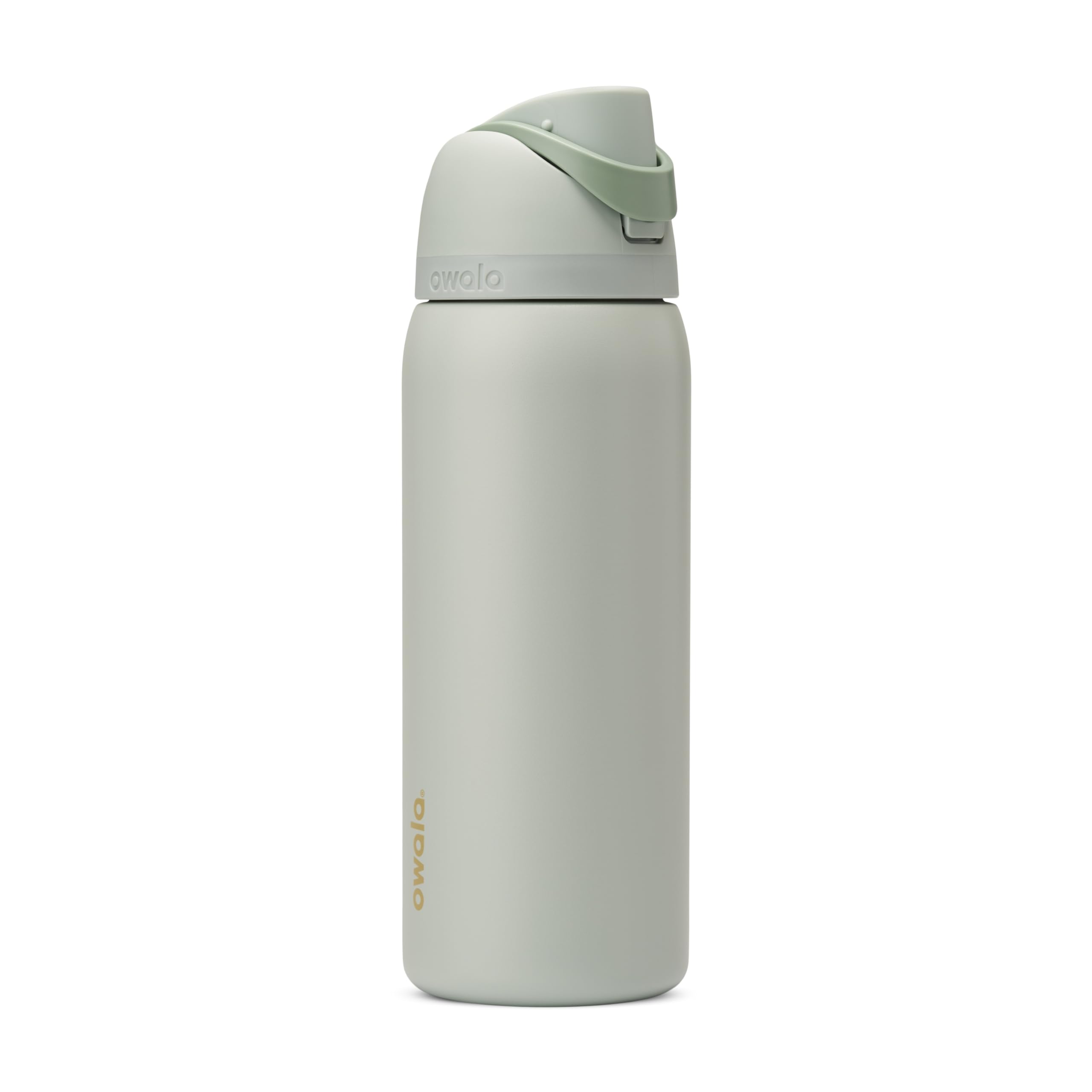 Owala FreeSip face avant bleu été montrant le design pratique et la contenance