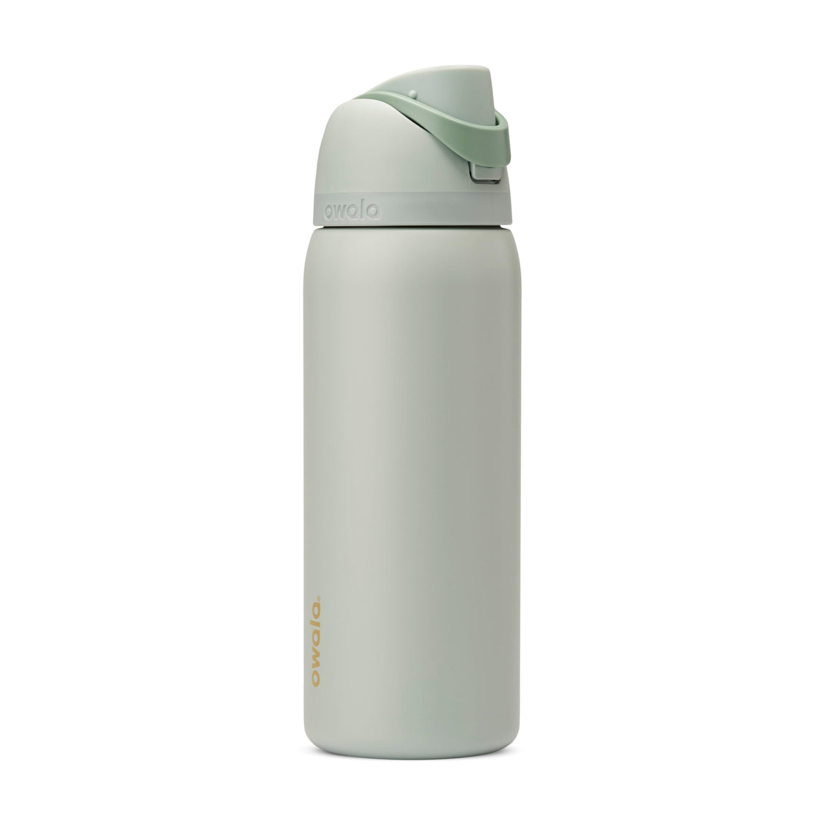Owala FreeSip face avant bleu été montrant le design pratique et la contenance