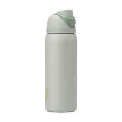 Owala FreeSip face avant bleu été montrant le design pratique et la contenance
