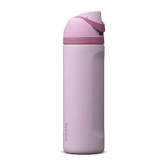 Owala FreeSip packaging avant montrant la couleur lilas et l'embout pratique