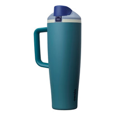 Owala FreeSip vue de face couleur denim montrant le design et la capacité