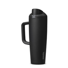 Owala FreeSip vue avant 30 oz montrant design durable et finition très foncée