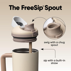 Owala FreeSip goulot large ouvert facilitant le nettoyage et glace