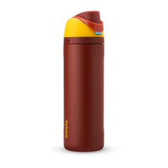 Owala FreeSip face avant montrant design Iron Man et facilité de boisson