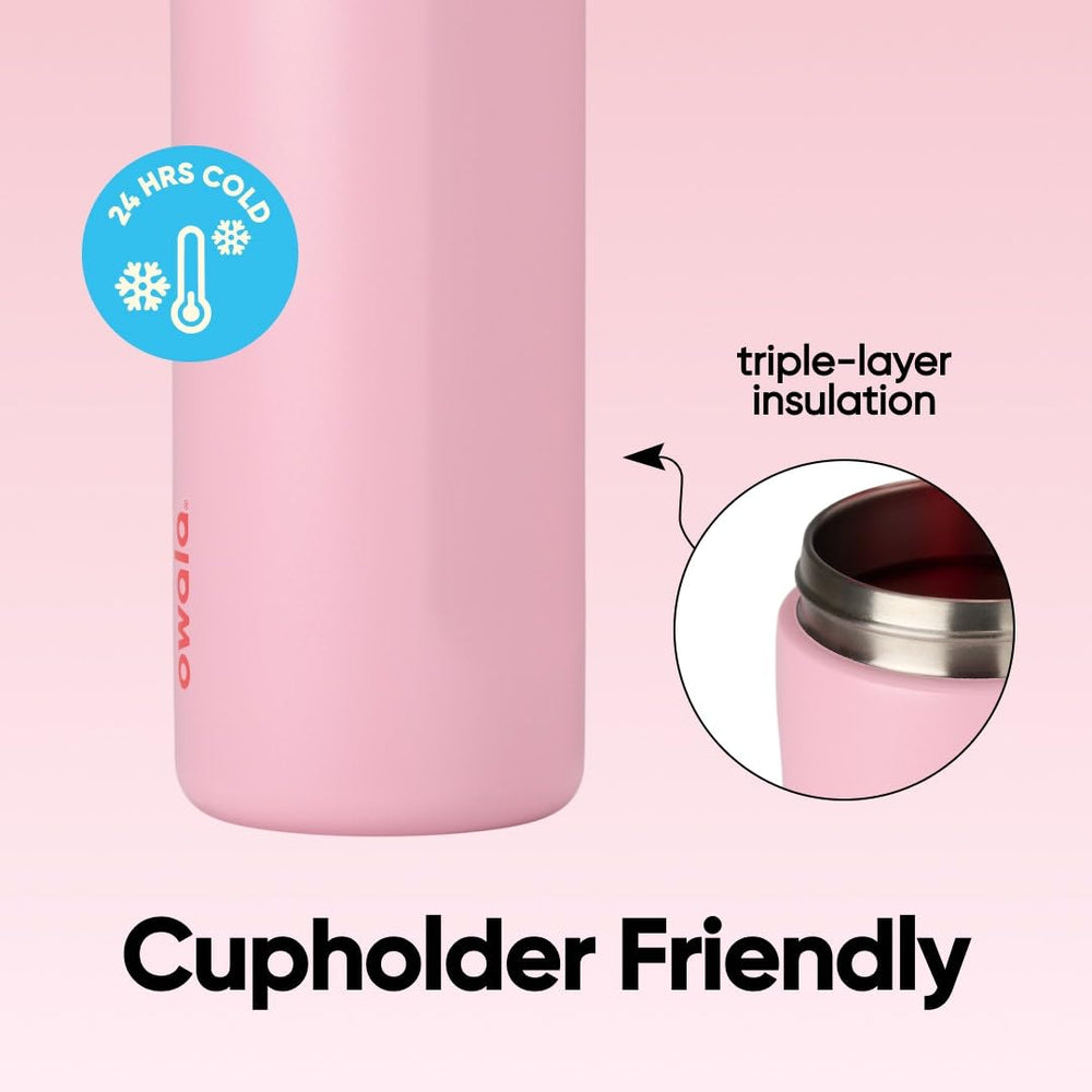 Owala FreeSip large ouverture remplie de glaçons pour boissons bien fraîches