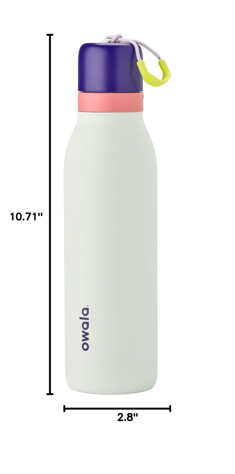 Owala FreeSip Twist utilisée en extérieur, idéale pour déplacements et activités