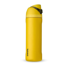 Owala FreeSip Hufflepuff vue face avant, design maison Poufsouffle visible et attrayant