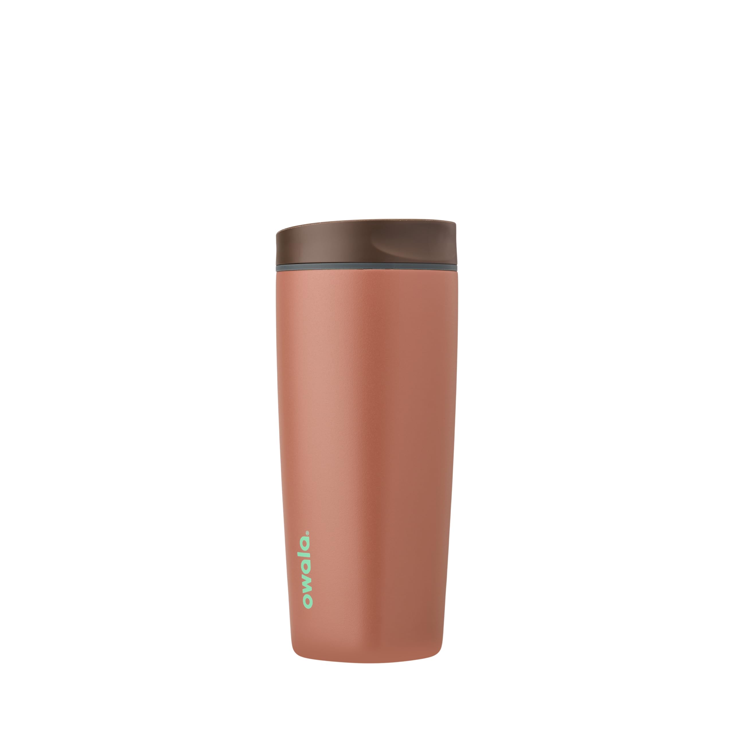 Owala SmoothSip Cozy Cocoa face avant montrant la silhouette et l’isolation pratique