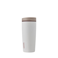 Owala SmoothSip Slider face avant en Vanilla Bean montrant le design et la couleur