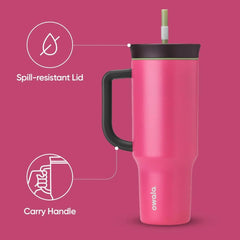 Owala Tumbler texture Watermelon Breeze montrant finition durable et attrayante