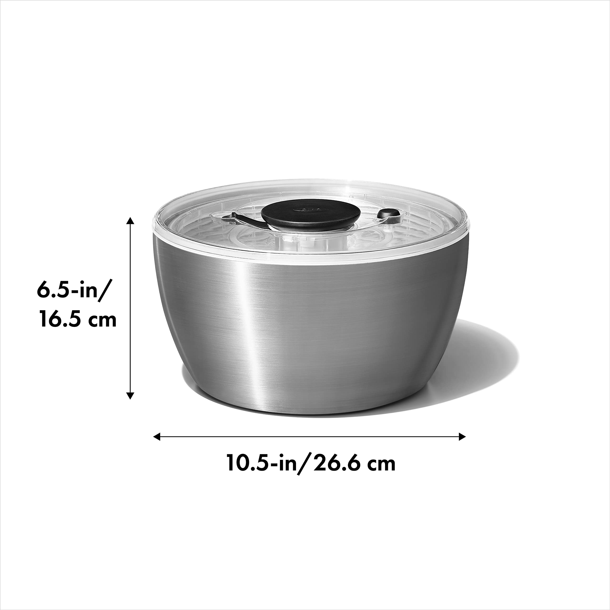 OXO cuve inox et panier en place pour préparation et service pratiques
