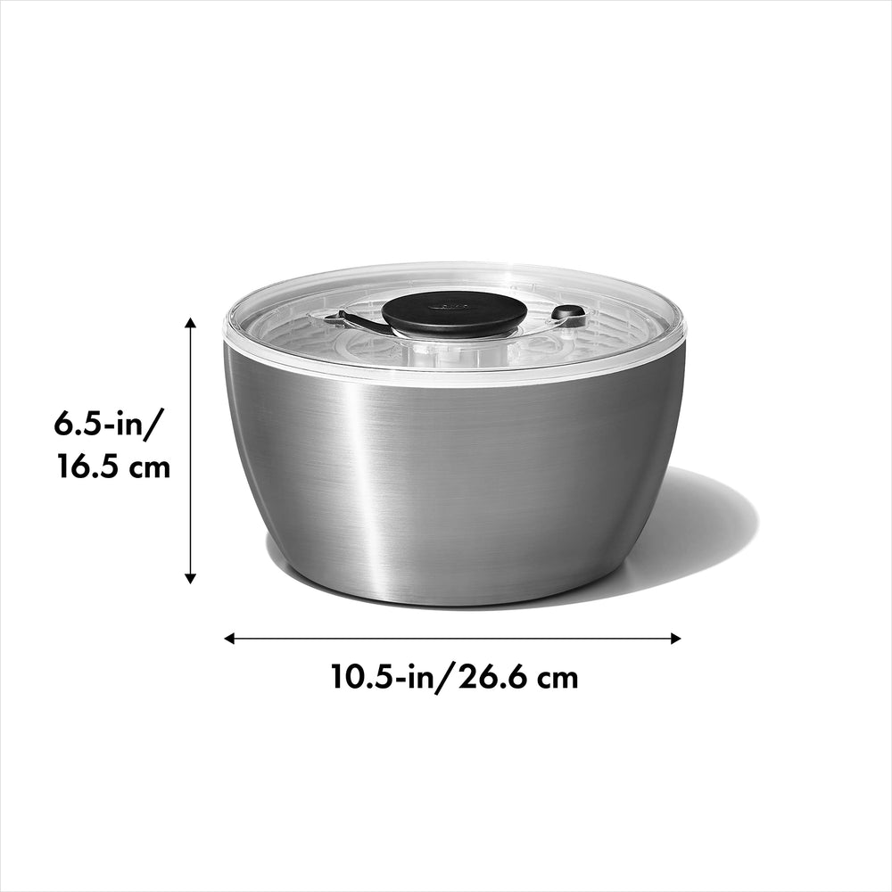 OXO cuve inox et panier en place pour préparation et service pratiques