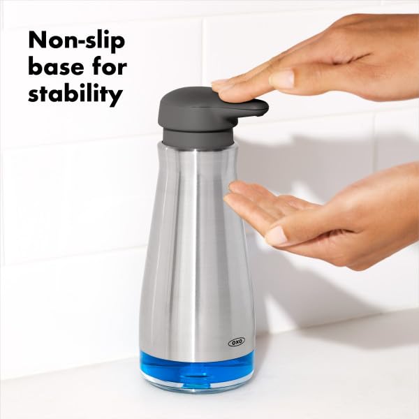 OXO fenêtre de niveau visible pour surveiller la quantité de savon
