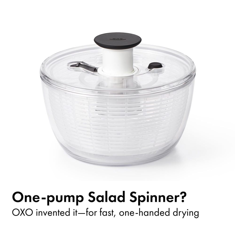 OXO gros plan bouton de pompe antidérapant pour essorage facile
