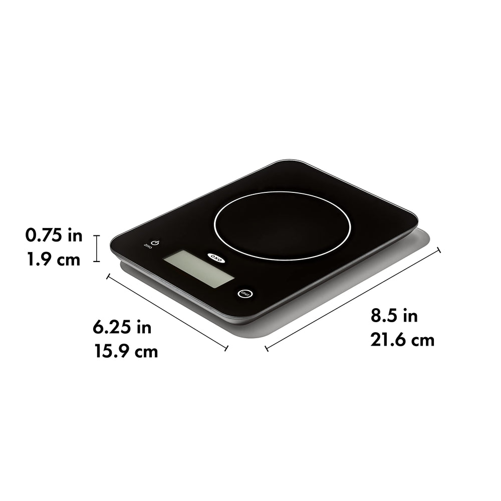 OXO Good Grips boîte ouverte avec 4 piles AA incluses pour démarrage immédiat