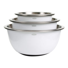 OXO bol mélangeur face montrant design stable et moderne