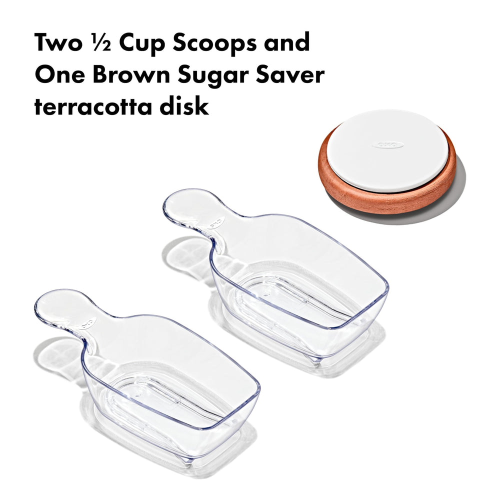 OXO Brown Sugar Saver préserve la texture du sucre brun sans agglomérats