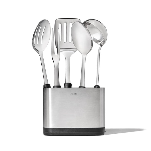 OXO Good Grips ensemble 6 pièces vu de face bénéfice organisation élégante