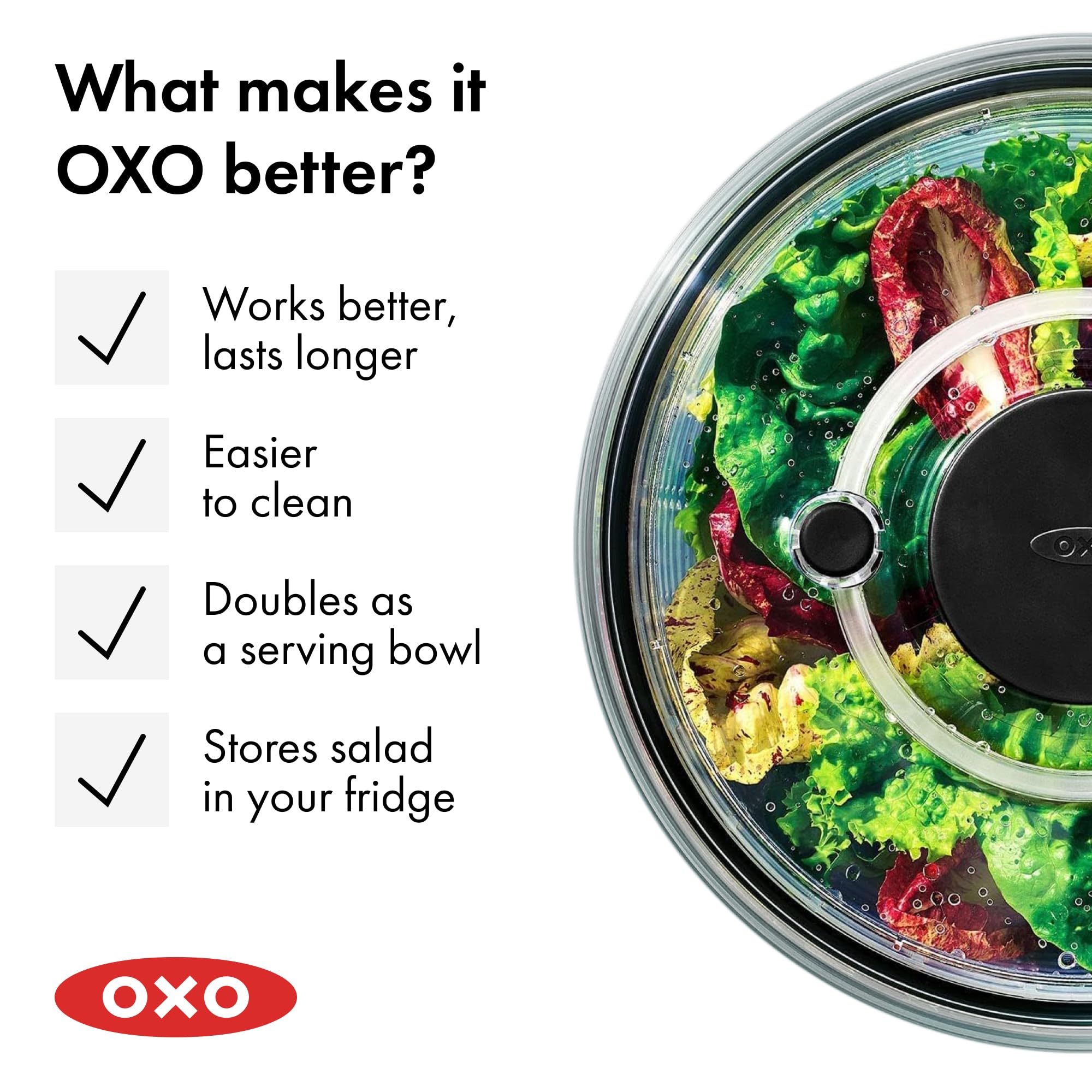 OXO taille comparée à objets quotidiens pour évaluer capacité