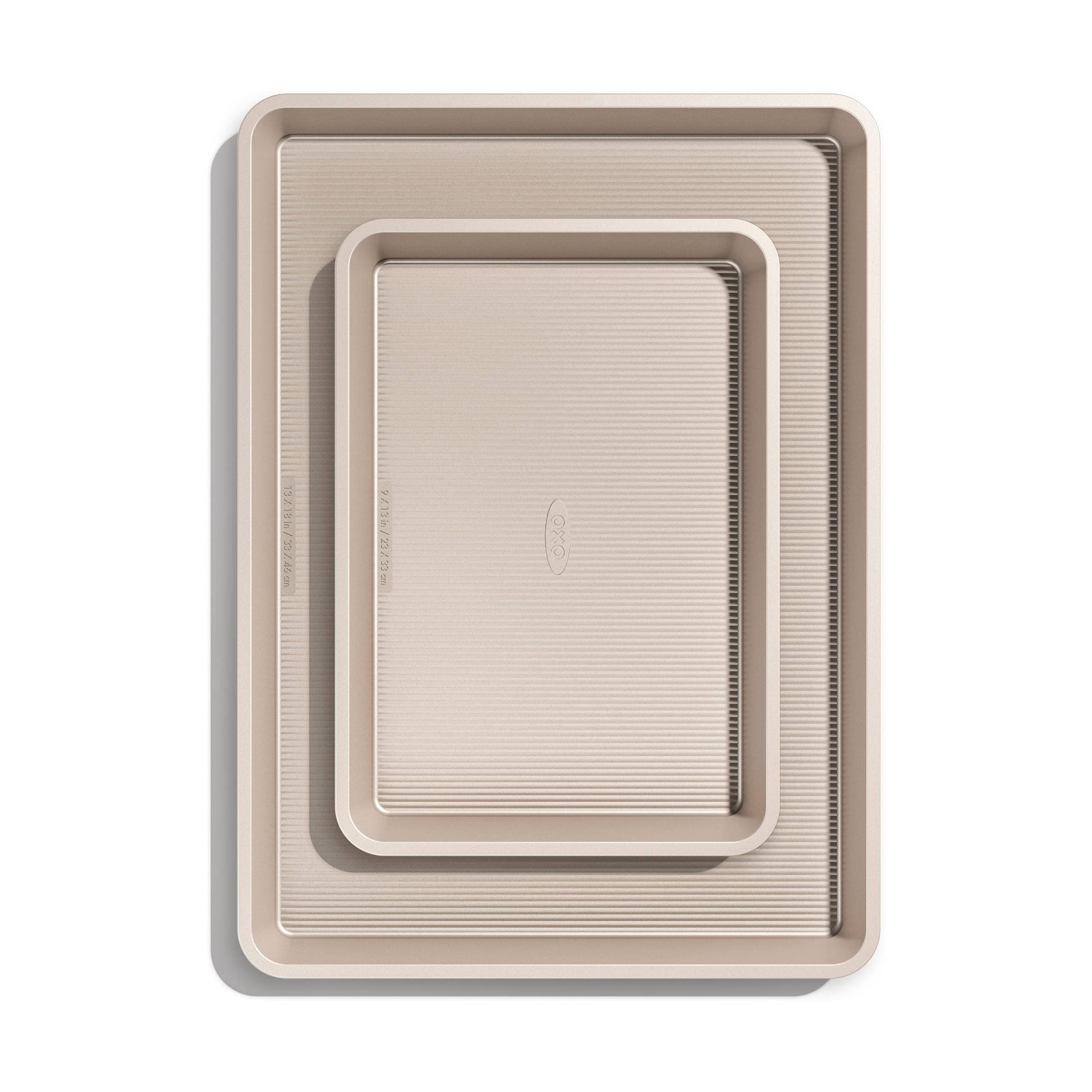OXO Good Grips face avant montrant les deux plaques et avantages de durabilité