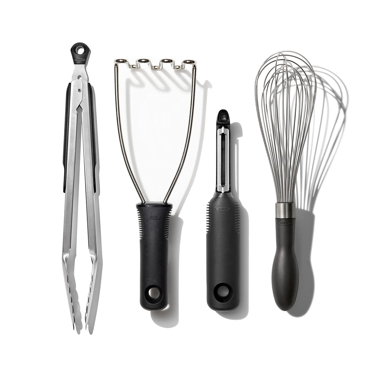 OXO Good Grips vue avant de l’ensemble 4 pièces, gain de place et durabilité