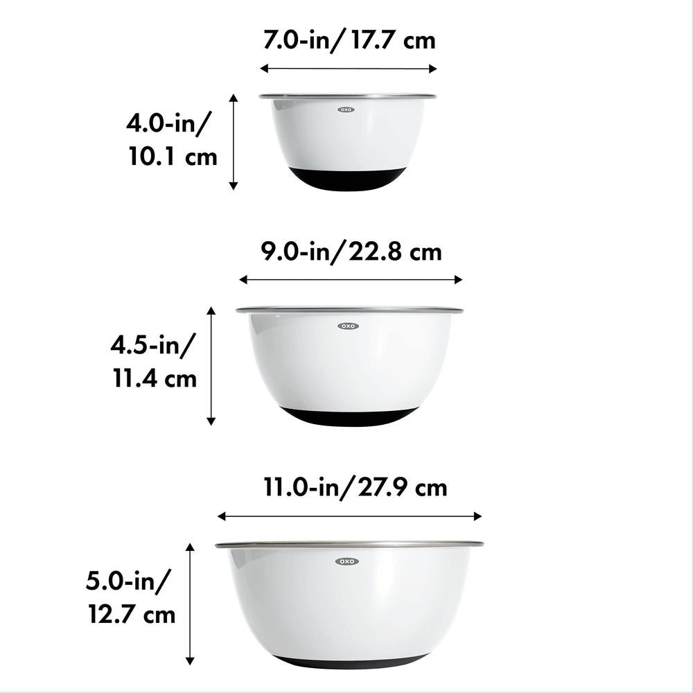 OXO bol servant salade montrant capacité et présentation pratique