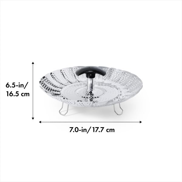 OXO panier vapeur replié plat pour rangement compact et gain de place