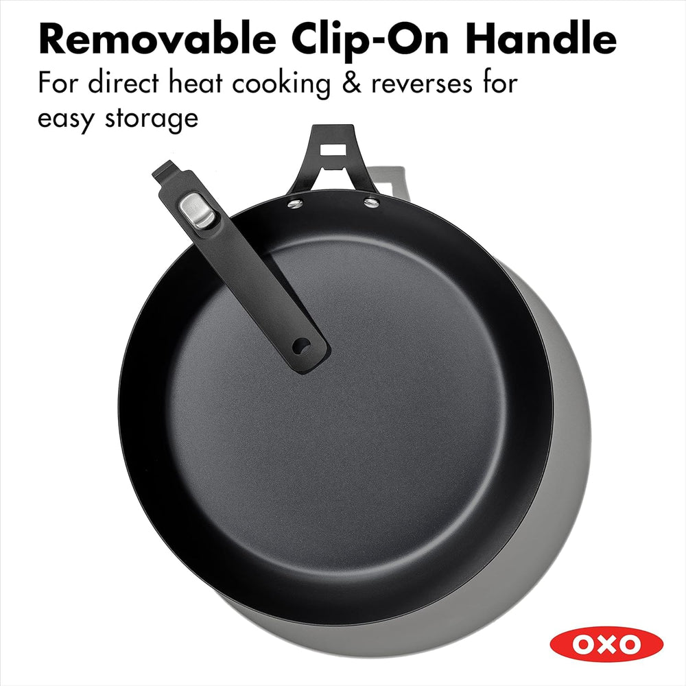 OXO comparaison de taille 12" pour évaluer capacité et échelle