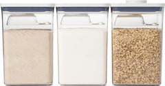 OXO boîtes POP face avant rangement visible et gain de place