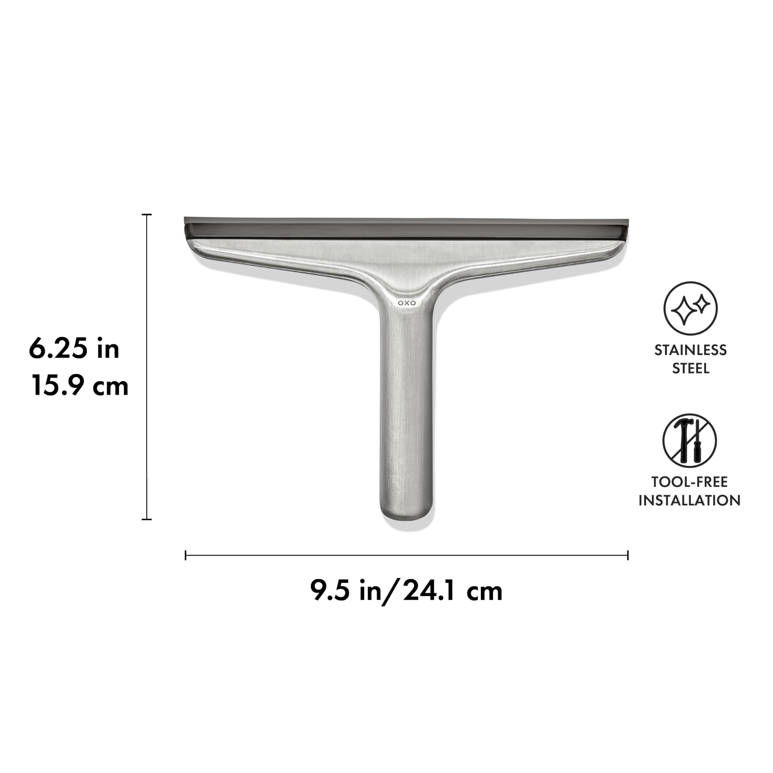 OXO raclette échelle taille comparative montre encombrement compact
