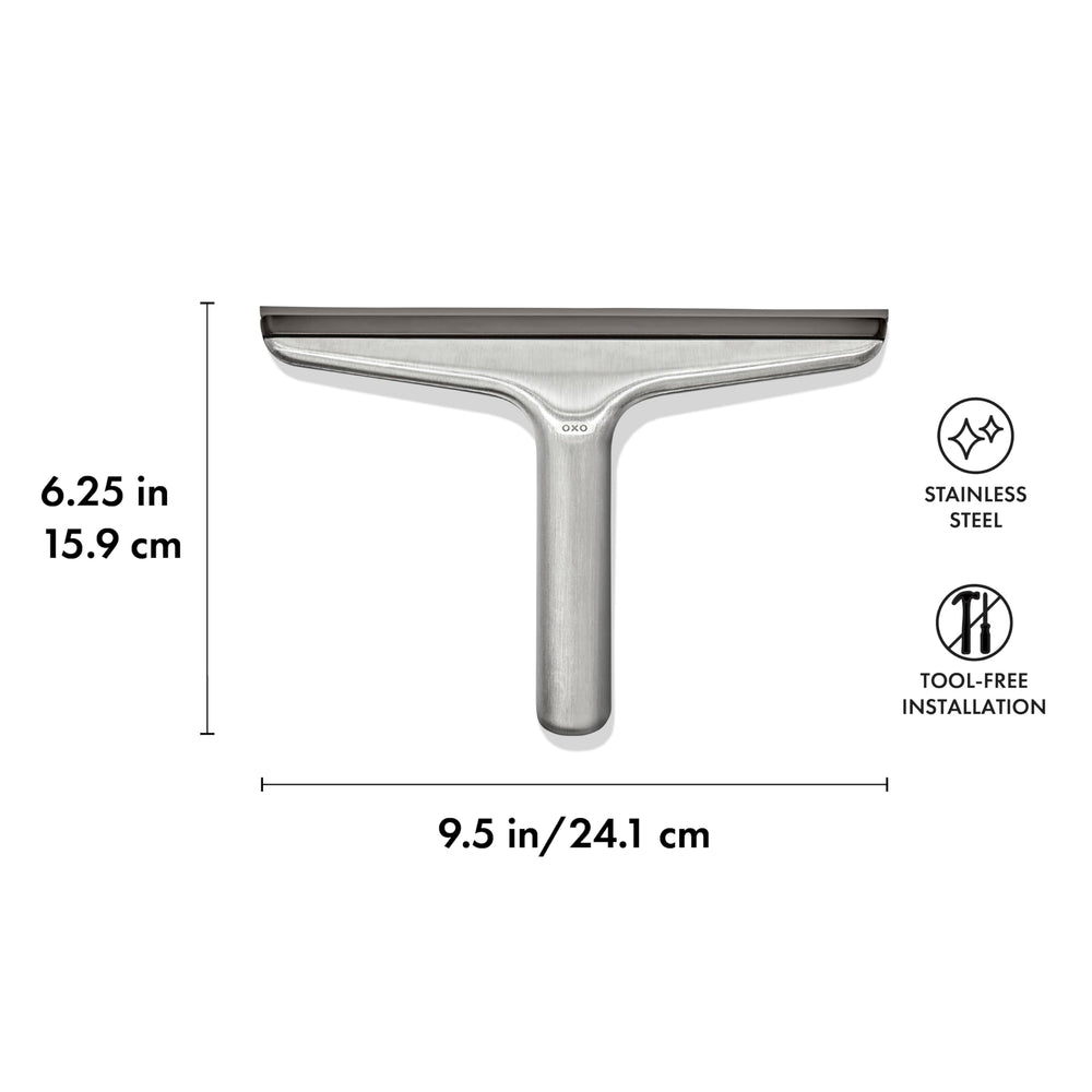 OXO raclette échelle taille comparative montre encombrement compact
